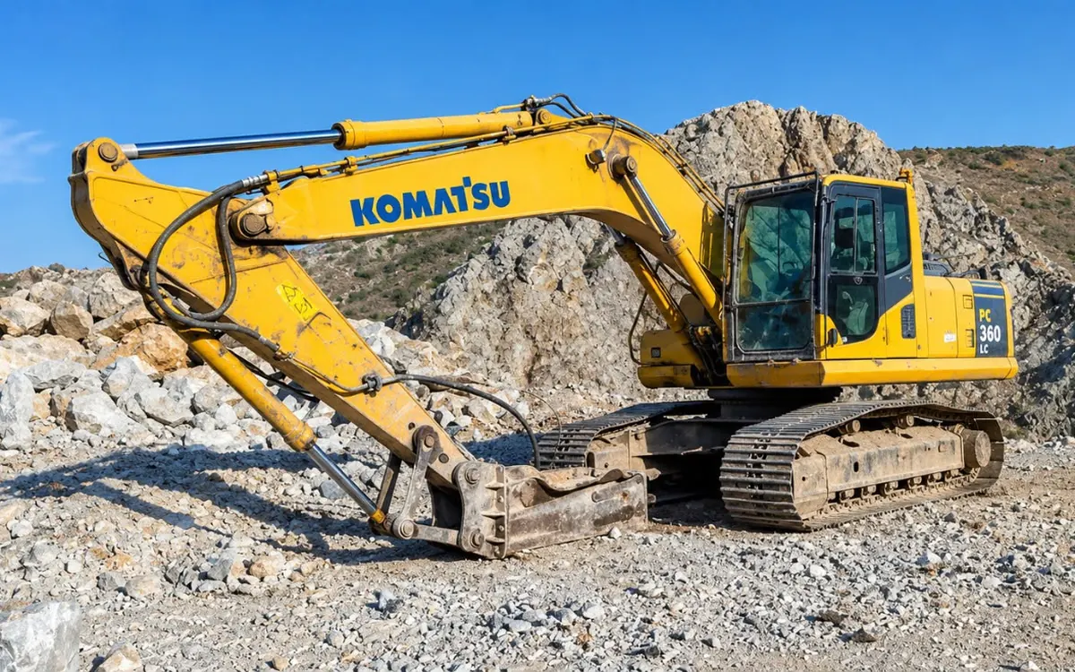 Komatsu excavator