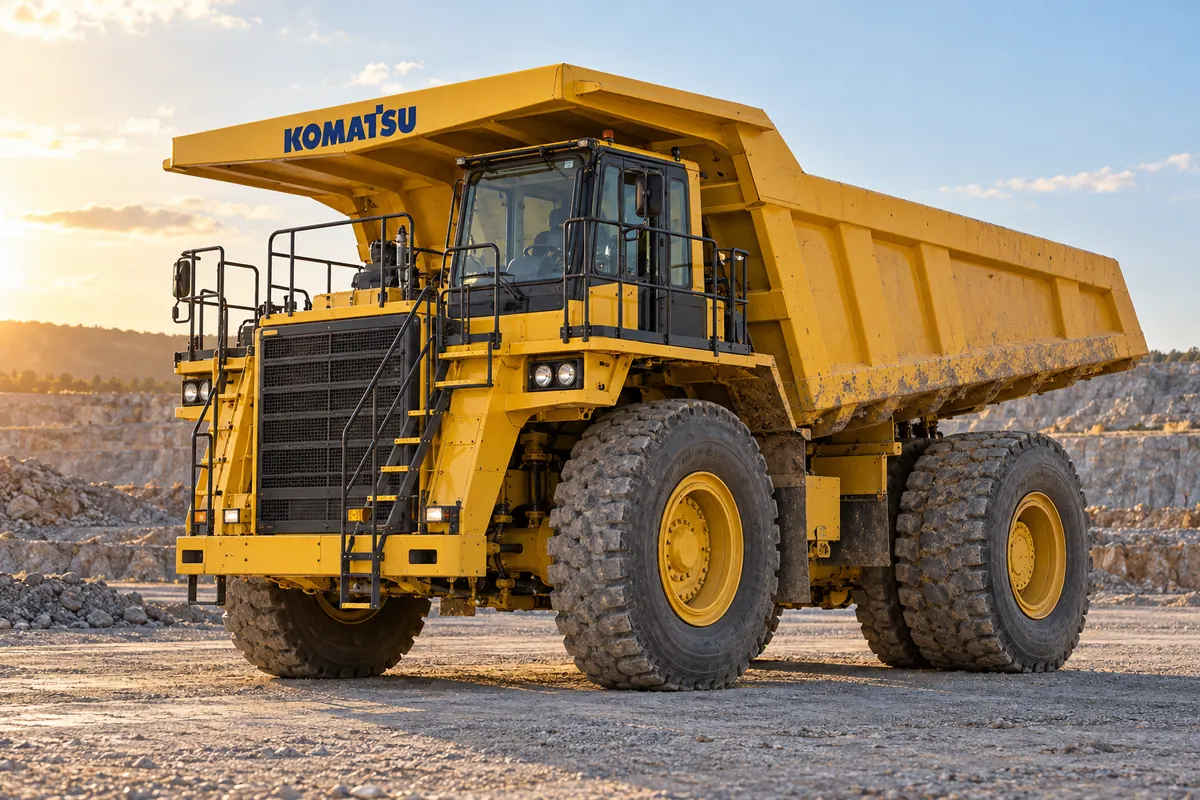 Komatsu dump truck